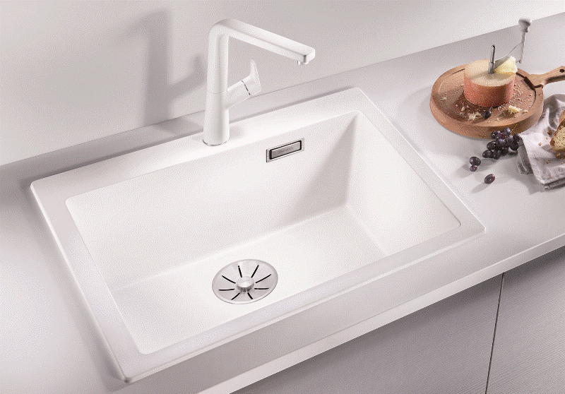 BLANCO PLEON 6 gnstig | Silgranit Sple kaufen | Splen Farbe Wei InFino Einbau